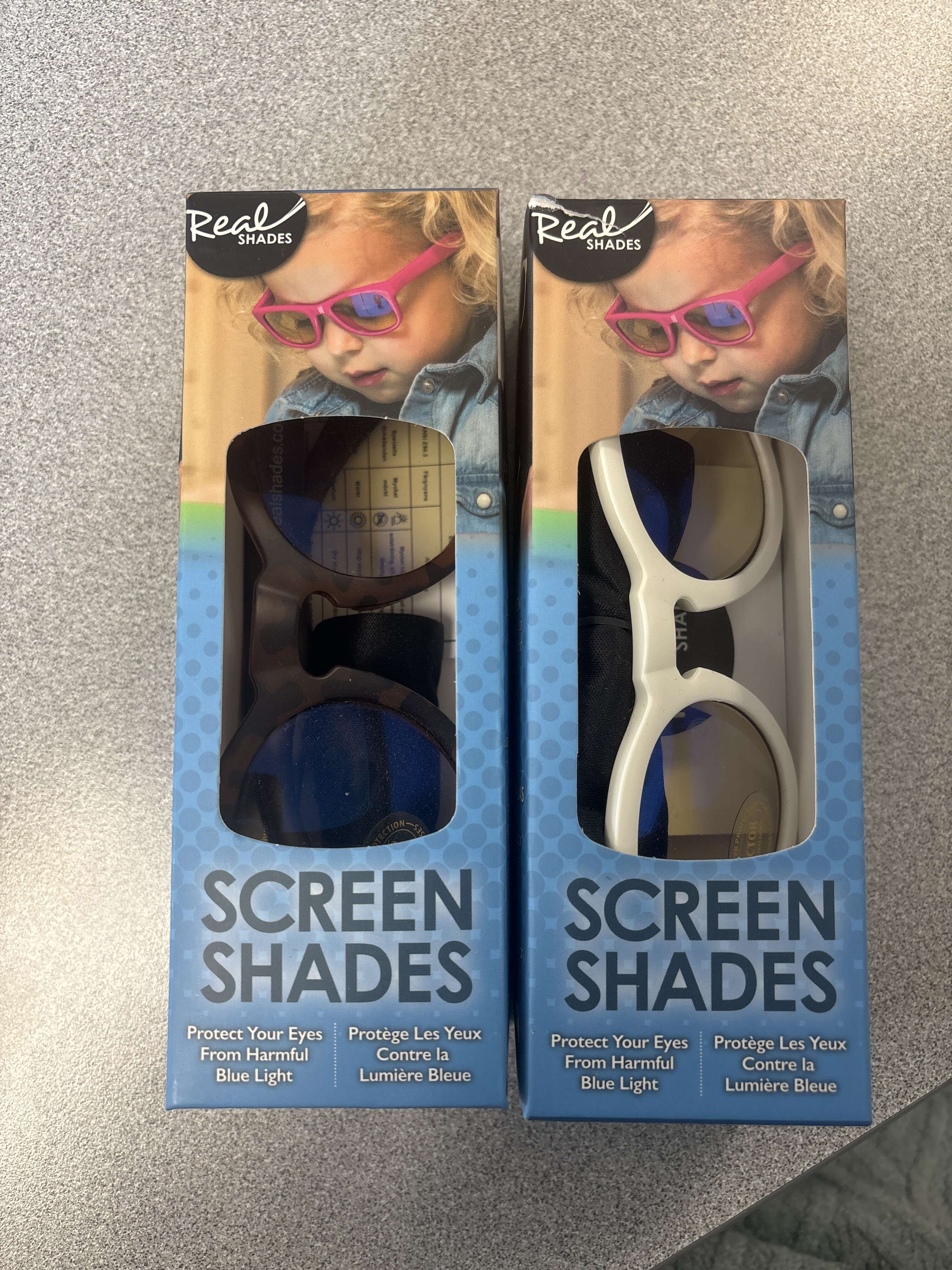 (2 of 3) Real Shades - Screen Shades (for kids) Protect your eyes from harmful blue light
