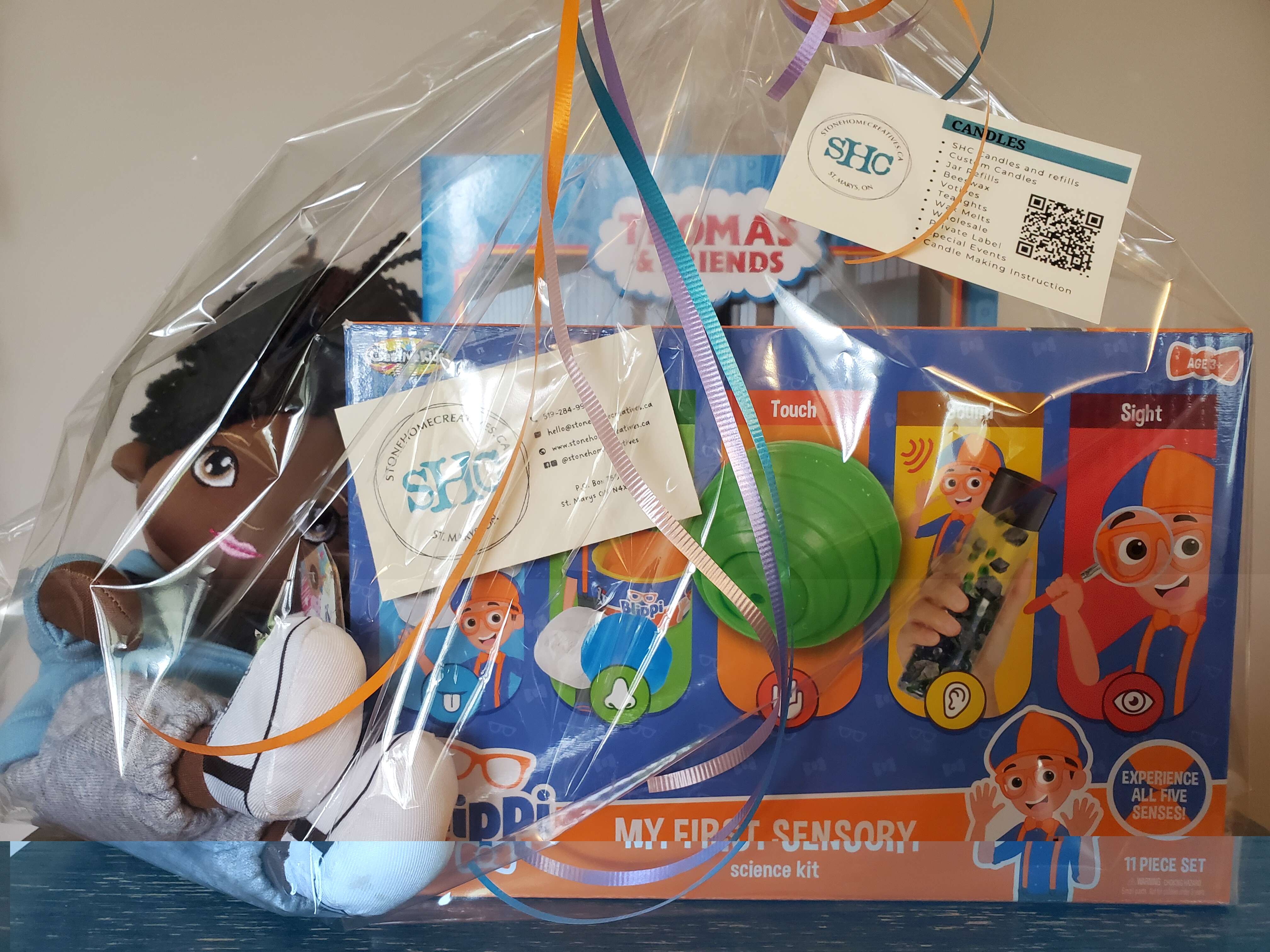 Stonehome Creatives Gift Pack - Includes Thomas The Train Book, Blippi