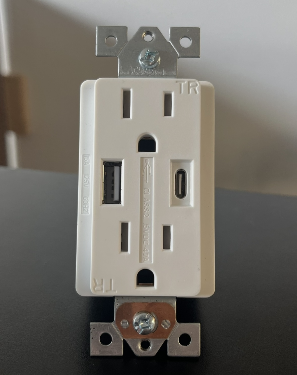 (1 of 2) THREE USB-C Receptacles, Installed - Sick of looking for a cube to charge your phone? Look no further!